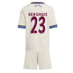Ajax Steven Berghuis #23 Tredje trøje Børn 2025-26 Kort ærmer (+ korte bukser)